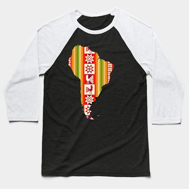 South American Baseball T-Shirt by johnnie2749